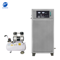 Machine à ozone d'alimentation en oxygène QJOZONE QJ-8004Y-60A 60g Compresseur d'air externe 4000L/heure 220V pour purificateur stérilisateur