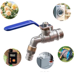 Raccord anti-gel 3/4" en laiton pour robinet d'extérieur Bidcocks, pour l'irrigation de jardin, raccord de tuyau de machine à laver en laiton - Product Image 6