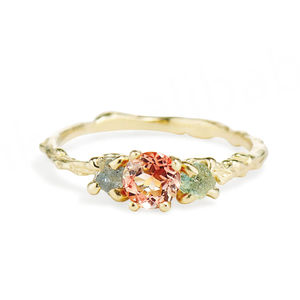 Anillo de Boda de Plata 925 con Piedra Solar de Oregón Vintage, Joyería de Piedras Preciosas para Fiestas, Venta Directa de Fábrica de Joyería de Piedra Solar de Oregón - Product Image 1