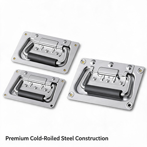 Modern Villa Heavy Duty Metal <strong>Door</strong> Handle <strong>Knob</strong> Iron <strong>Bedroom</strong> Bathroom Hardware Durable Easy Installation Square - Product Image 1