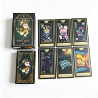 Cartes de tarot personnalisées sur mesure avec logo, écologiques, impression couleur intégrale et boîte d'emballage personnalisée