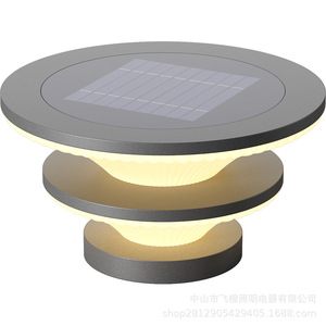 Lampe solaire à poteau extérieure, étanche, en acier inoxydable, pour jardin, patio, villa, portail FD-T2314 - Product Image 5