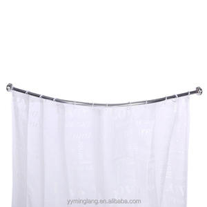 <span class=keywords><strong>Tringle</strong></span> à <span class=keywords><strong>rideau</strong></span> de douche incurvée en acier inoxydable pour baignoires de 60 pouces - Product Image 3