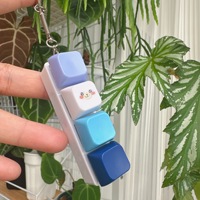 Capuchons de touches de clavier anti-stress à presser, jouet sensoriel, porte-clés à touches de clavier, jouet pour les doigts