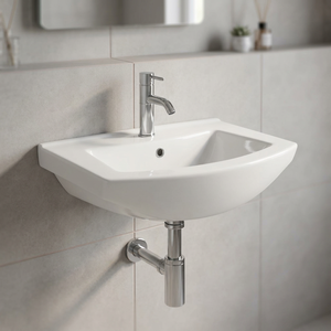 Lavabo de Pared Rectangular de Cerámica Moderno y Pequeño en Oferta, con Garantía de 4 Años, para Uso en Hospitales y Centros Comerciales - Product Image 6