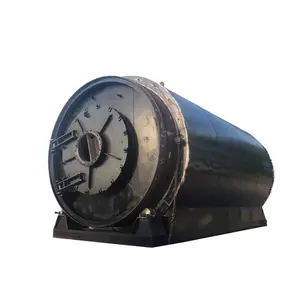 New Design Waste Tyre Pyrolysis to Fuel Oil Plant Plastic Pyrolysis Machine with CE certificate