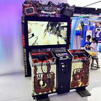 Simulateur de jeu de tir d'arcade à monnayeur pour parc d'attractions intérieur, modèle Razing Storm Gun Shoot, machine de jeu d'arcade à vendre