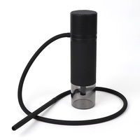 Chicha Portable en Forme de Bouteille pour Voiture, Accessoire de Fumeur en Métal et Plastique avec Miroir, Coffret Cadeau de Voyage