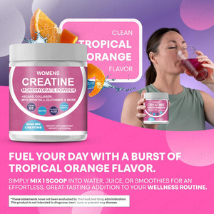 Creatina OEM para mujeres Monohidrato de Creatina en polvo preentrenamiento <span class=keywords><strong>BCAA</strong></span> con Myo inositol biotina <span class=keywords><strong>y</strong></span> soporte de colágeno - Product Image 2