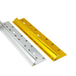 Wholesale Custom Modern Aluminum Skirting Board Metal Alloy <b>Carpet</b> <b>Edge</b> <b>Trim</b> for Hotel Living Room Floor Use - Product Image 5