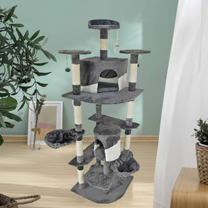 <span class=keywords><strong>Grand</strong></span> <span class=keywords><strong>arbre</strong></span> à <span class=keywords><strong>chat</strong></span> de luxe, accessoires de maison, vente en gros, livraison gratuite - Product Image 1