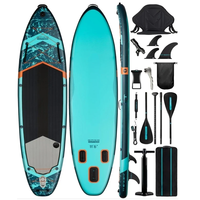 ELEVENSPORTS Planche de surf gonflable en PVC de style nouveau pour le ski nautique - Vente directe d'usine