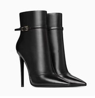 Bottes hautes au-dessus du genou à enfiler, personnalisées par le fabricant, nouvelle collection 2024, très vendues, confortables pour mollets larges, tailles 35-45