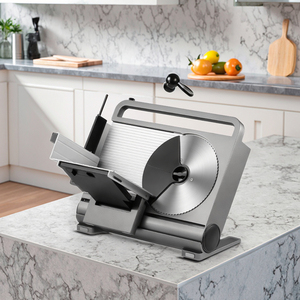Thương Mại Nước Ngoài Mới Hiệu Quả Cao Điện Thịt <span class=keywords><strong>Slicer</strong></span> Máy Thiết Kế Sử Dụng Nhà Có Thể Gập Lại Thịt Máy Xay & Slicers Cho Nhà Hàng - Product Image 2