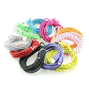 Câble de Charge rapide de données USB tressé de 2m et 6 pieds, <span class=keywords><strong>cordon</strong></span> à 8 broches pour <span class=keywords><strong>iPhone</strong></span> 14 13 12 11 XS X Max XR 8 7 6 câbles de Charge de téléphone - Product Image 5