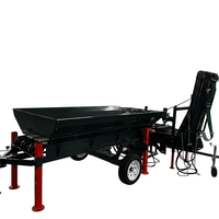 Table d'alimentation robuste pour fendeuse de bûches à moteur hydraulique avec convoyeur pour processeur de bois de chauffage