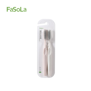 FaSoLa Wide Head Toothbrush 40mm Large Brush Head Soft Bristle Adult Oral Care Manual Toothbrush - Product Image 2
