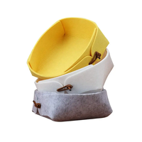 Panier de rangement en feutre pliable personnalisé mallette de rangement de table pour outils