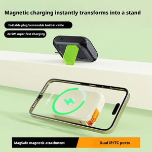Batería Externa PD de 20W y 10000mAh con Cable Integrado, Banco de Energía para Teléfono Móvil con Salida de Carga Rápida de 22.5W, <span class=keywords><strong>Precio</strong></span> al por Mayor - Product Image 4