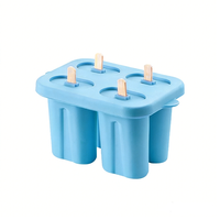 CHINFAI Nouveau moule à glace en silicone réutilisable pour cuisine, motif dessin animé, qualité alimentaire, pour bâtonnets glacés faits maison, outils de fabrication de glaces DIY