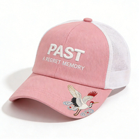 Gorra Trucker Unisex Personalizada OEM para Ciclismo de Invierno, Diseño Moderno, Logotipo 3D Bordado, Parche Impreso, 5 Paneles, Malla 100% Blanca