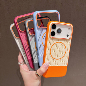 เคสแม่เหล็กระบายความร้อนสีตัดกันสำหรับ iPhone 17 Pro Max, เคสสำหรับ iPhone 17 Pro ปี 2026 - Product Image 1