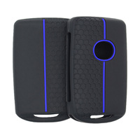 Housse de protection pliable en silicone pour clé de voiture Mazda 3 New Axela CX-4 M3 nouvelle génération avec colle latérale