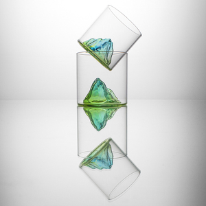 แก้ววิสกี้รูปฟูจิยามะ190มล. และ260มล. จากญี่ปุ่น - Product Image 1