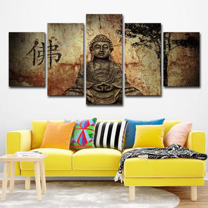 Vente en gros d'art mural bouddha <span class=keywords><strong>zen</strong></span> peinture de décoration religion thaïlandaise bouddha toile d'art mural <span class=keywords><strong>pour</strong></span> salon <span class=keywords><strong>chambre</strong></span> peinture de décoration - Product Image 4