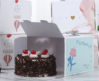 Boîtes à gâteaux d'anniversaire prêtes à l'emploi 2026, disponibles en tailles de 4, 8 et 10 pouces, portables, idéales pour la maison, pour petits pâtisseries et emballage de crème