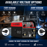 MIG-250MINI LED 220V IGBT Inverter Welder Gasless New 0.8mm Flux MIG/Lift Tig/Stick 3-en-1 Machine à souder MIG OEM