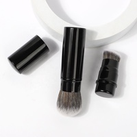 Pinceau de maquillage DIAS rétractable moelleux cosmétique multifonctionnel poudre noir fond de teint portable voyage Logo personnalisé double extrémité