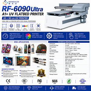 Impresora UV Plana de Alta Calidad Refinecolor <span class=keywords><strong>6090</strong></span> con Cámara CCD, Máquina de Impresión UV DTF A1 para Carcasas de Teléfono, Pelotas de Golf y Parches - Product Image 2