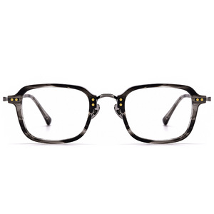 Yutai Acetate Titanium kính khung người đàn ông phụ nữ nam nữ vòng Kính mắt Frames Vintage Retro Kính Full Eyewear - Product Image 5