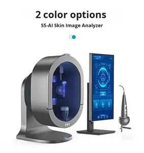 Fournisseurs 2025 Analyseur de peau facial 3D avec scanner facial IA, appareil d'analyse de la peau et des cheveux coréen <span class=keywords><strong>à</strong></span> <span class=keywords><strong>vendre</strong></span> pour usage domestique X5 Pro S5 - Product Image 3
