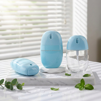 Botol Semprot Oval 50ml untuk Facial Mist, Hand Sanitizer, Parfum, Krim Wajah, Portabel Mini, Anti Bocor, Isi Ulang, Sablon