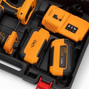 ชุดเครื่องมือไฟฟ้าระดับมืออาชีพแบบไร้สาย 4 in 1 รุ่น Orange Series คุณภาพสูง ราคาโรงงาน ขายส่ง - Product Image 4