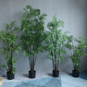 Venta al por mayor grande Artificial Fern maceta, decoración al aire libre falsos Fern árboles de palma - Product Image 1