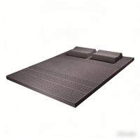 Surmatelas en latex convertible Apivita respectueux de l'environnement - Doux, épaisseur 5-15 cm, design moderne, chambre à coucher, maison, hôpital, hôtel