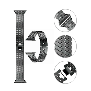 <span class=keywords><strong>Bracelet</strong></span> de montre Lionorm pour <span class=keywords><strong>femme</strong></span>, réglage en nid d'abeille pour bracelets <span class=keywords><strong>Apple</strong></span> <span class=keywords><strong>Watch</strong></span> 2026 pour iWatch Series, cadeau de Noël de luxe - Product Image 4