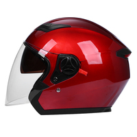Casque de moto graphique personnalisé à visage ouvert avec pare-soleil intégré Designs vibrants
