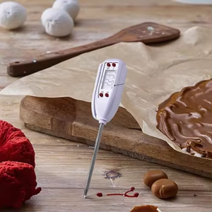 Termômetro <span class=keywords><strong>digital</strong></span> super rápido de grau comercial 2025 para cozinhar, carne, doces, velas, líquido, óleo, prova de respingos, ° C/° F Toggle - Product Image 3