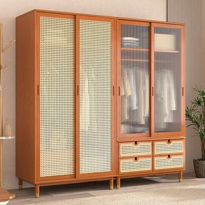 <span class=keywords><strong>Armadio</strong></span> da giardino per camera da letto in Rattan naturale <span class=keywords><strong>3</strong></span>-4 armadi <span class=keywords><strong>armadio</strong></span> semplice e ordinato - Product Image 3