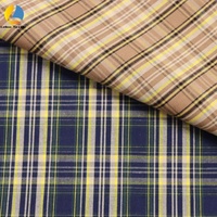 Tissu à carreaux 100% coton teint en fil, 110 GSM, léger, motif tartan, pour chemisier, robe, blouse femme