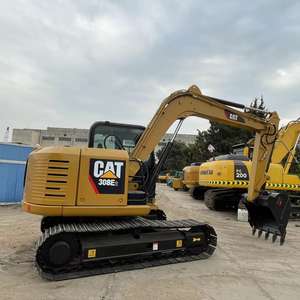 Pelle pelleteuse d'occasion MIni CAT308E2 Moteur diesel haut de gamme utilisation flexible Pelle de 8 tonnes cat 308 engins de terrassement à vendre - Product Image 1