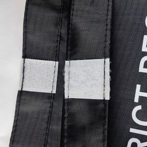 Bolsa de poliéster plegable reutilizable de supermercado grande ecológica de reciclaje personalizada - Product Image 5