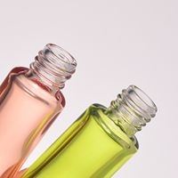 Flacon pulvérisateur d'échantillon de parfum en verre transparent rond de 8 ml, personnalisé, petit, rechargeable, vide, de luxe, imprimé sur écran, pour diffuseur à bâtonnets