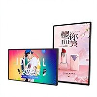 Pantalla Táctil IR Interactiva de 85 Pulgadas, Pantalla Digital LCD de Pared para Tiendas Minoristas, Android o Win11 Pro 4K, Señalización Publicitaria