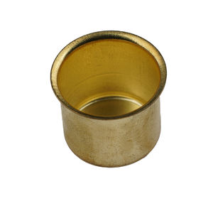 कस्टम कम मूल्य मुद्रांकन भागों सेवाओं धातु जस्ती स्टील एल्यूमीनियम मिश्र धातु पीतल टेलाइट मोमबत्ती धारक कप - Product Image 3