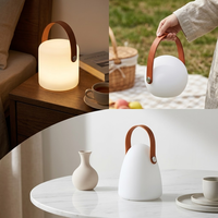 Lampe de table LED portable Bazh minimaliste sans fil rechargeable à piles pour intérieur et extérieur
